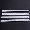 4pc Ribbon Wave Frill Frilling Lace Embosser Cake Fondant Decorating Icing  V4H4