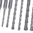 8pcs Electric Rotary Hammer Concrete Drill Bit Straight Shank Drilling Tool