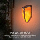 LED Solar Wall Light Waterproof Human Body Induction for Outdoor Decoration