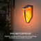 LED Solar Wall Light Waterproof Human Body Induction for Outdoor Decoration