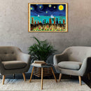 5D DIY Full Drill Diamond Painting Night Landscape Cross Stitch Embroidery