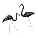 Zombie Skeleton Flamingo Yard Ornaments With Stakes, Pack Of 2
