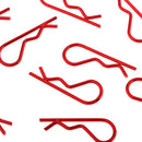 20pcs/set RC Car R-Pins fit 1/10 1/12 1/16 1/18 RC Car Truggy Accessory Red