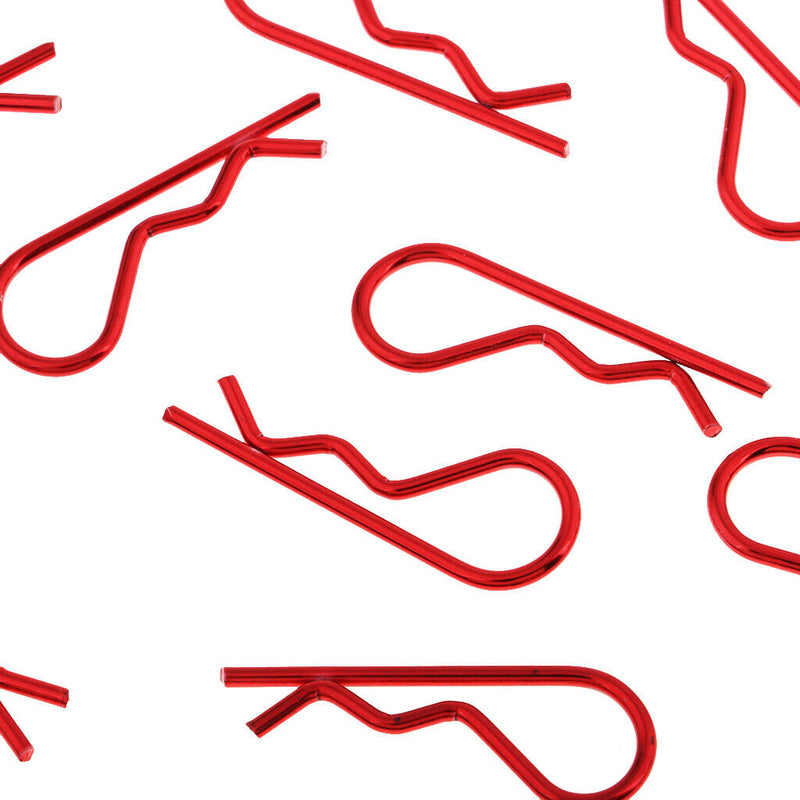 20pcs/set RC Car R-Pins fit 1/10 1/12 1/16 1/18 RC Car Truggy Accessory Red