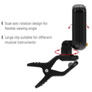 Aroma At-01A Guitar Tuner Rotatable Clip-On Tuner Lcd Display For Chromatic J8O2