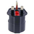 Travel adapter England plug Germany socketB Cy