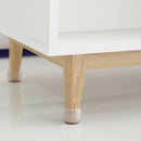 30 Clear Chair Leg Floor Protectors Furniture Pads for Round Leg 12-16mm