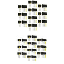 20 Kits 3 4 Pin Sealed Waterproof Electrical Wire Connector Plug Car Auto