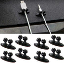 8* Car Charger Line Headphone/USB Cable Cord Car Clip Best Accessories Inte U6O6