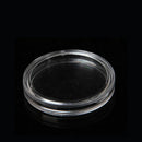100PCS 40mm Applied Clear Round Cases Coin Storage Capsules Holder Plastic Box