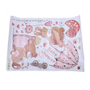lovely cute bear wall stickers children room home decor baby shower adhesiv