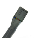 Wholesale Black Sleeved PWM 3 Way 4 pin Y Splitter Computer PC Fan Power Cable
