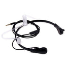 1pin 3.5mm Throat Mic Microphone Covert Acoustic Tube Earpiece Headset For