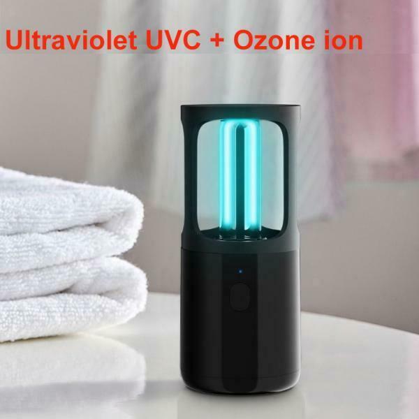 1800mAh UVC Ozone ion Ultraviolet Germicidal Lamp USB Car Disinfection Lamp