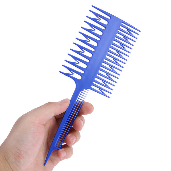 Salon Professional Fish Bone Shape Comb Hair Dyeing Sectioning Highlighting