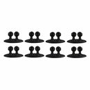 8Pcs Car Interior Clip Earphone Cable Clip Arrangement Panel Clamp(Black) A