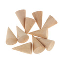 10x Wood Necklace Jewelry Rings Keyrings Bracelet Display Stand Holder Rack