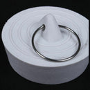 Rubber Bathtub Sink Wash Basin Plug Stopper--Off-White G4A4
