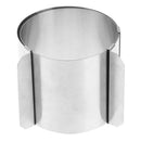 Stainless Steel Circular Mousse Cake Ring Adjustable Mousse Cookie Mold Pastr3cB
