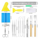 38 Craft Vinyl Weeding Tools Craft Set Basic Scrapbooking Tool for Cricut Cameos