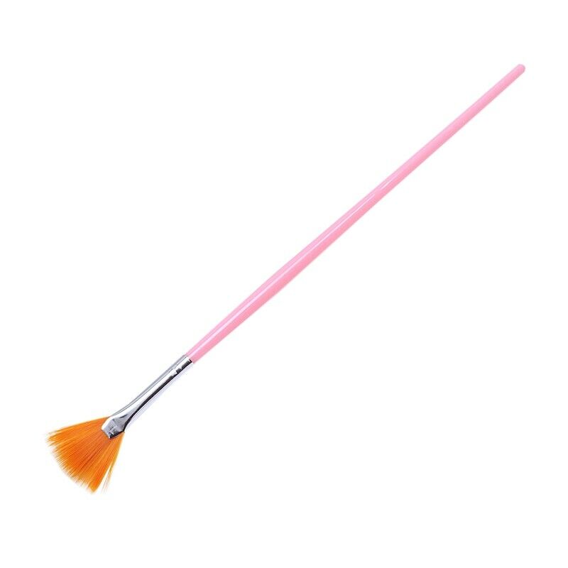 Set of 15 brushes for nail , pink H3E1