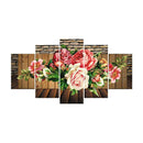 Resplendent Rose 5D DIY Full Drill Diamond Painting 5-pictures Combination