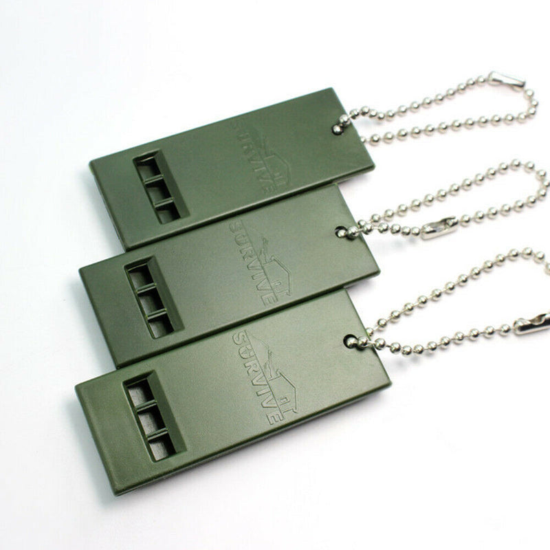 Multi-Frequency Whistle Survival Rescue Emergency Signal Tool For Camping Hiking