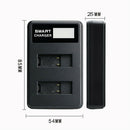 Fits for GOPRO5 Safe Camera Battery Charger LCD Display USB Input For AHDBT-501
