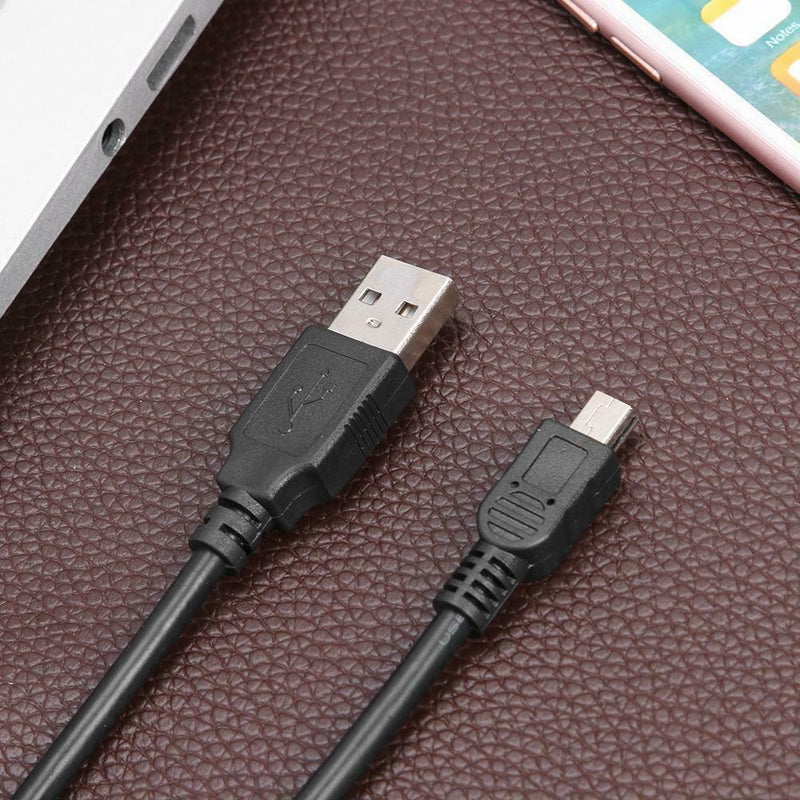 1.5m/4.9ft USB 2.0 A Male to Mini 5 Pin B Male Data Charging Cable Adapter