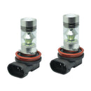 1Pair 8000K Ice Blue H8/H11 LED Bulbs For Car Driving Fog Lights Lamps DRL