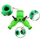 Hose Garden 2 Way 3/4'' Threaded Splitter Tap Connector Y Two Outlet Connection-