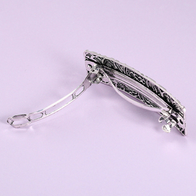 2Pack Viking Celtic Carved Hairpin Hair Clip French Spring Barrettes