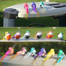 12pcs Colorful Artificial Foam Feather Mini Craft Birds Home Gardens Decor