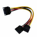 SATA Power Y Splitter Cable Adapter - M/F (Power Cable) 13cm. High quality K0B2