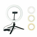 10in LED Ring Light Lamp Selfie Camera Phone Studio New Dimmable Stand U3P9