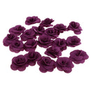 60x Artificial Simulation Silk Camellia Rose Flower Head Handmade Crafts 4cm