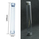 Cylinder Case Pen Storage Box Organizer School Office Use Transparent VGES