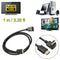 1.4 Version HDMI Cable with 90 Degree Angle Supports for PS4 TV DVD 1m