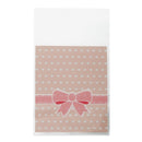 50 Pcs Dot Plastic Adhesive Bag for Candies Cookies Wedding Party Pink