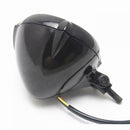 Dirt Bike Headlight Amber Light Lamp For  Bobber Chopper Black+Yellow