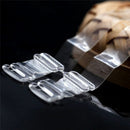2 Pairs Adjustable Invisible Transparent Clear Bra Shoulder Strap For.Woman JR