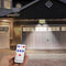 160 LED Solar Wall Light Remote Control Motion Sensor Yard Security Lamp