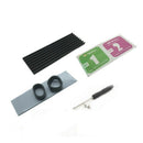 Aluminum Heatsink Chipset Heat Sink,with Cooling Pad,for NVME NGFF M.2 2280 M9Q4