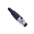 1Pc 3pin female plug mini TA3F XLR audio microphone connector MIC adapter BX