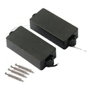 4 String Closed Bass  Pickup Black for Bass Guitar, Easy to Install