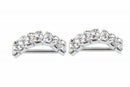 50Pcs Charming Diamante Rhinestone Buckle Slider Ribbon Wedding Decoration