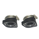2x Carburetor Manifold Flange Adapter For Mikuni VM24 28mm PE24 26 28