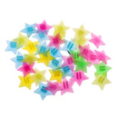 36pcs Multicolour Star Beads Bike  Wheel Spokes Beads Luminous Clip