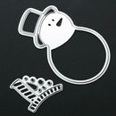 Snowman DIY Metal Stencil for Scrapbook Embossing Craft Cutting Die Decor A