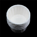 100Pcs Paper Cup Nose Hair Face Hair Removal Wax Bean Container Cake Paper